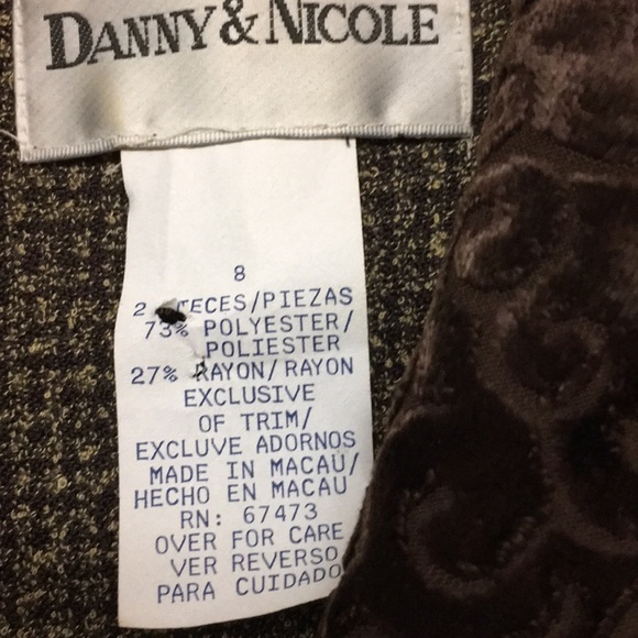 Danny & Nicole Blazer Super Cute Size 8 - Picture 5 of 6